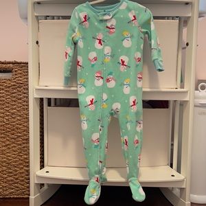 Carter’s footed fleece pjs
